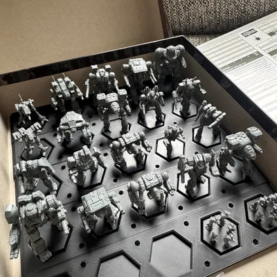 Khay giữ model trong hộp Battletech (Battletech In-Box Model Holder)