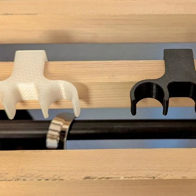 Giá treo gậy leo núi thông minh cho kệ IKEA Bodoe (3D Printed)