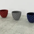 Bình hoa in 3D Elliptical Sin Vase tinh tế, dễ in cho mọi không gian - Thumbnail 2