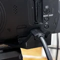 Giá đỡ cáp HDMI cho máy quay Sony AX53 - Bảo vệ cổng kết nối - Thumbnail 1