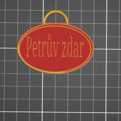 Móc khóa “klíčenka Petrův zdar”