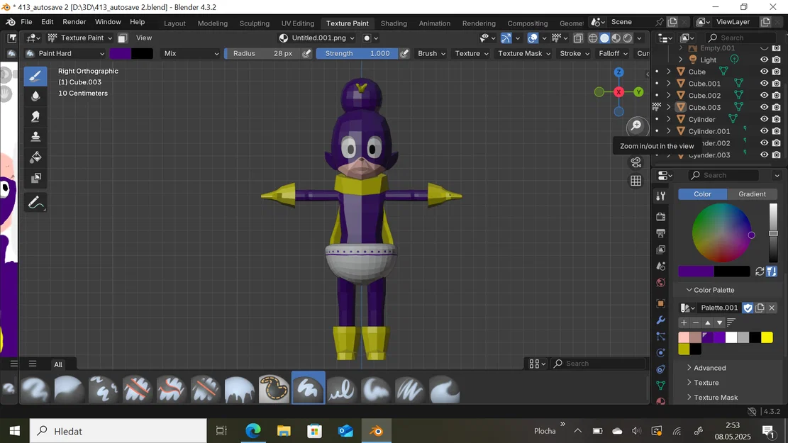 Mô hình 3D Minoru Mineta (My Hero Academia) cho máy in 3D - Image 1