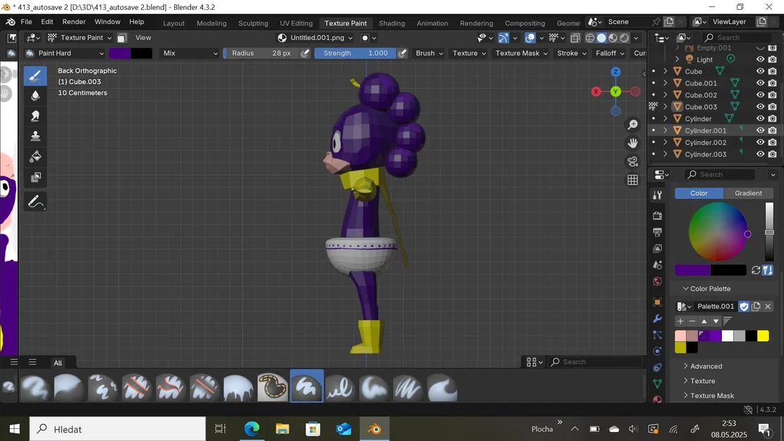 Mô hình 3D Minoru Mineta (My Hero Academia) cho máy in 3D - Image 3