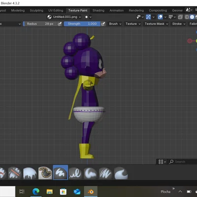 Mô hình 3D Minoru Mineta (My Hero Academia) cho máy in 3D