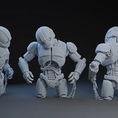 Mô hình Junked Droid Star Wars - Robot bị bỏ hoang đầy ấn tượng