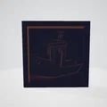 Tranh nghệ thuật 3DBenchy treo tường (3DBenchy Flat Art) - Thumbnail 2