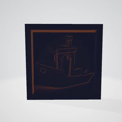 Tranh nghệ thuật 3DBenchy treo tường (3DBenchy Flat Art)