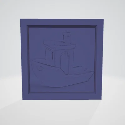 Tranh nghệ thuật 3DBenchy treo tường (3DBenchy Flat Art)