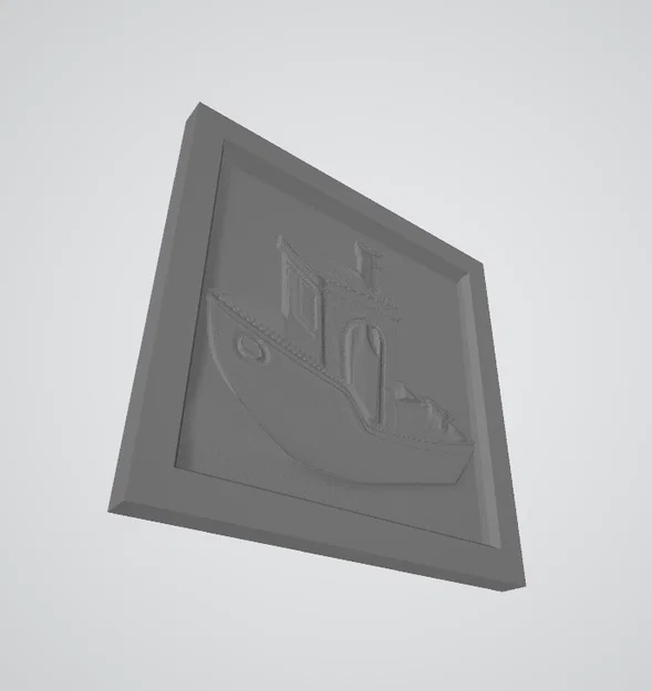 Tranh nghệ thuật 3DBenchy treo tường (3DBenchy Flat Art) - Image 4