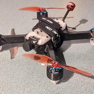Chân đế đáp 3D cho FPV Drone Wraith - Tối ưu treo pin 3S