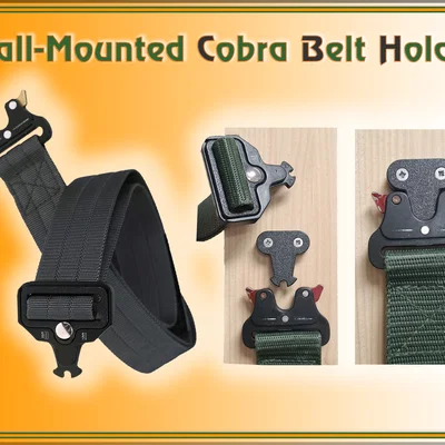 Giá treo thắt lưng Cobra gắn tường in 3D gọn gàng