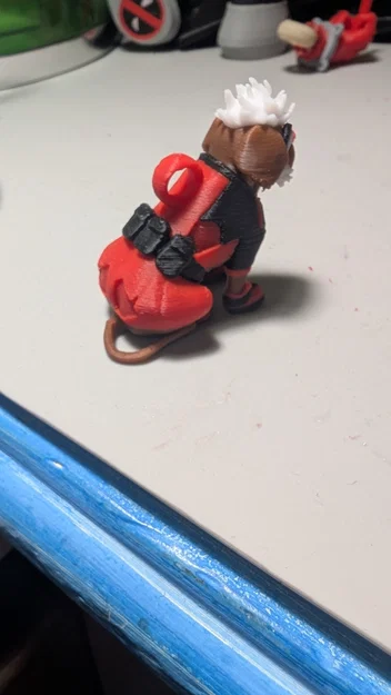 Móc khóa Dogpool in 3D - Phụ kiện độc đáo cho fan Marvel - Image 3
