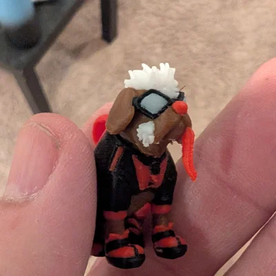 Móc khóa Dogpool in 3D - Phụ kiện độc đáo cho fan Marvel