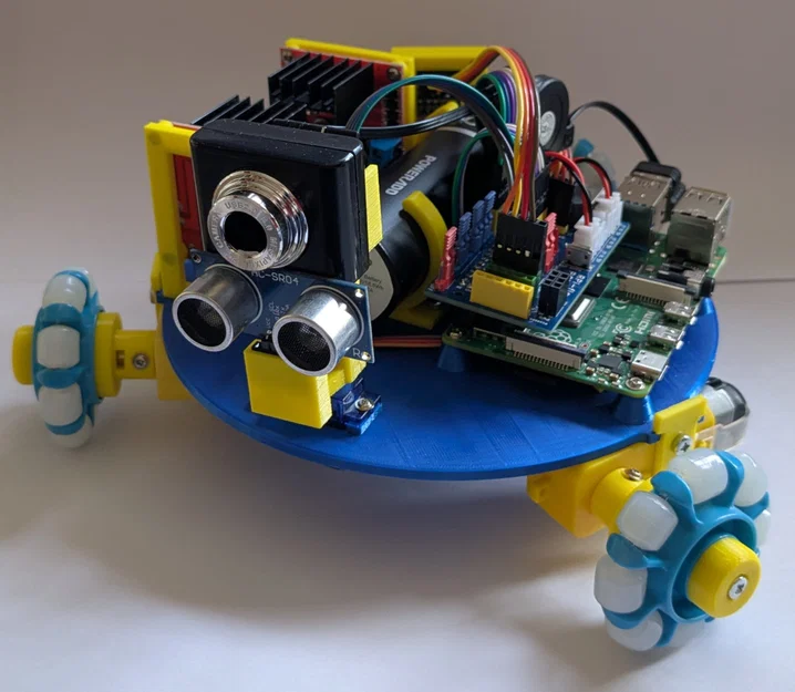 Robot 3WD RPi-flex PCB (Raspberry Pi 4) - Image 1