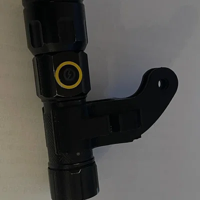 Ngàm gắn đèn LED xe đạp chuẩn GoPro (Hỗ trợ TPU fixer)