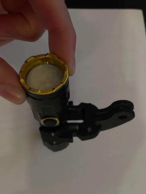 Ngàm gắn đèn LED xe đạp chuẩn GoPro (Hỗ trợ TPU fixer) - Image 5