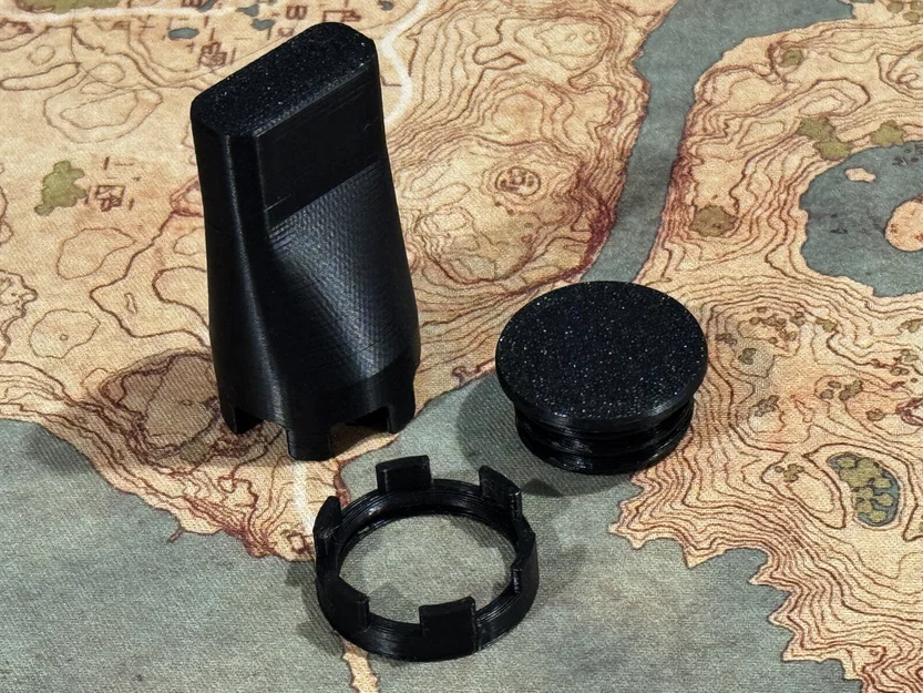 Nút Bịt Lỗ Nút Arcade 24mm + Cờ Lê Siết (Plug + Wrench) - Image 1