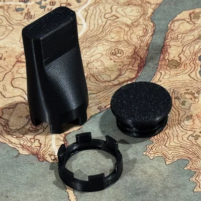 Nút Bịt Lỗ Nút Arcade 24mm + Cờ Lê Siết (Plug + Wrench)