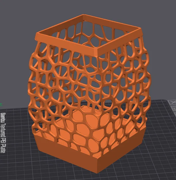 Mẫu bình hoa trang trí 3D thiết kế tổ ong hiện đại độc đáo - Image 1