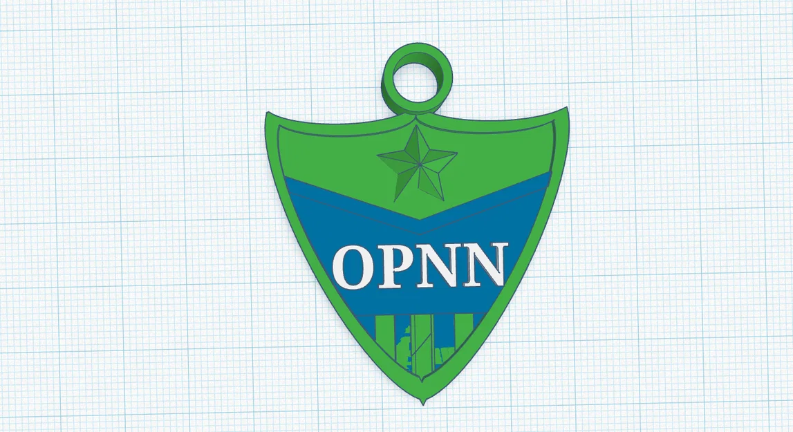Mô hình huy hiệu ESCUDO OPNN in 3D đẹp mắt - Image 1