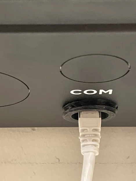 Giá gắn keystone jack RJ45 cho lỗ đục 3/4 inch - Image 1