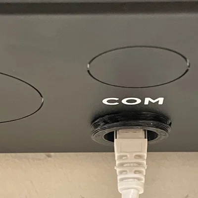Giá gắn keystone jack RJ45 cho lỗ đục 3/4 inch