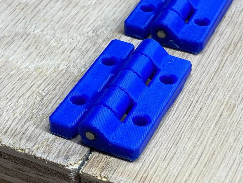 Bản lề Beefy Simple Hinge Design8Studio – dùng dây thép móc áo 2mm làm chốt - Image 2