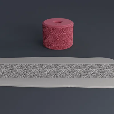 Texture Rollers Japanese Patterns middle Vol.2 (4–6) – Bánh lăn tạo vân