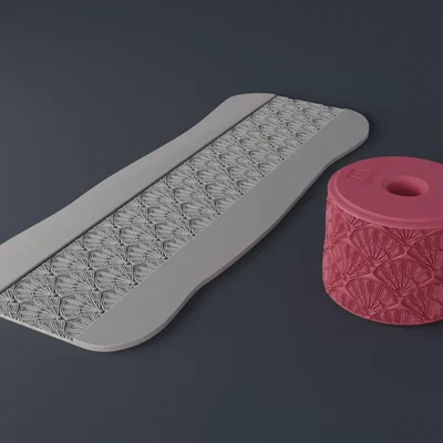 Texture Rollers Japanese Patterns middle Vol.2 (4–6) – Bánh lăn tạo vân