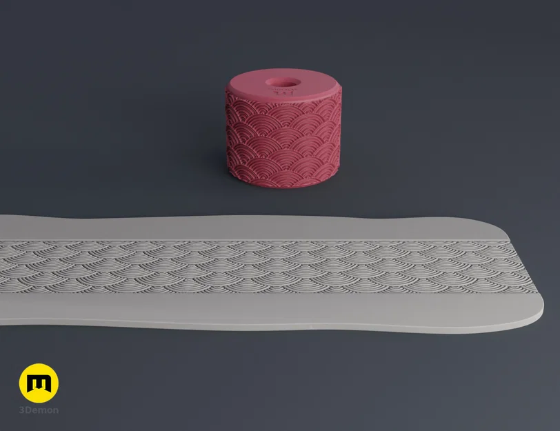 Texture Rollers Japanese Patterns middle Vol.2 (4–6) – Bánh lăn tạo vân - Image 6