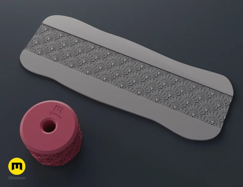 Texture Rollers Japanese Patterns middle Vol.2 (4–6) – Bánh lăn tạo vân - Image 8