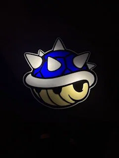 Đèn ngủ hộp sáng Blue Shell (Mario) in 3D trang trí bàn làm việc - Image 1