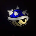 Đèn ngủ hộp sáng Blue Shell (Mario) in 3D trang trí bàn làm việc - Thumbnail 1