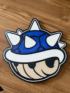 Đèn ngủ hộp sáng Blue Shell (Mario) in 3D trang trí bàn làm việc - Image 2