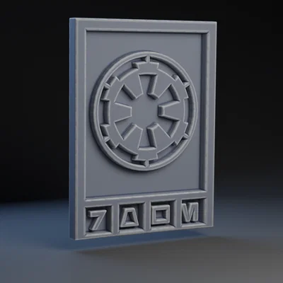 Mô hình Imperial Credit in 3D - Phụ kiện sưu tầm độc đáo Star Wars