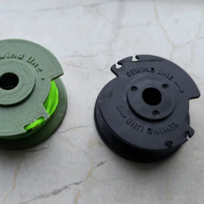 Ống cuốn cước thay thế cho máy cắt cỏ Ryobi - In 3D dễ dàng