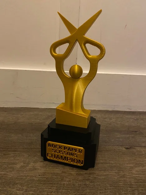 Cúp Oẳn Tù Tì (Rock Paper Scissors Trophy) - Image 1