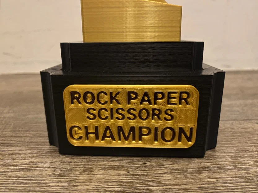 Cúp Oẳn Tù Tì (Rock Paper Scissors Trophy) - Image 4