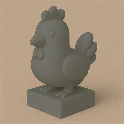 Mô hình chú gà con đáng yêu (Cute lil' Chicken) để bàn