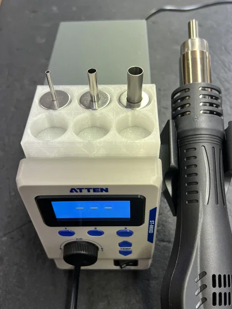 Khay Đựng Đầu Khò Nhiệt Cho Atten ST-8800D 3D Printing - Image 1