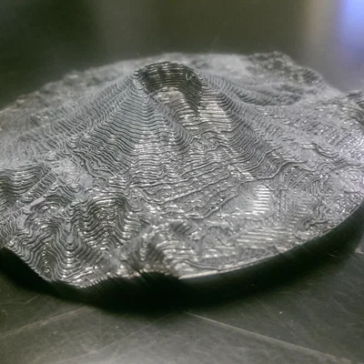 Mount St. Helens – Mô hình địa hình Topographic in 3D