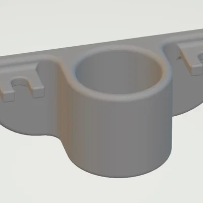 Kệ treo tường đựng kem đánh răng và bàn chải in 3D
