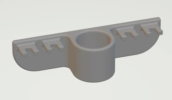 Kệ treo tường đựng kem đánh răng và bàn chải in 3D - Image 3