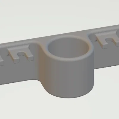 Kệ treo tường đựng kem đánh răng và bàn chải in 3D
