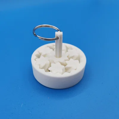 Fidget móc khóa vòng bi bánh răng (không kèm vòng keychain)