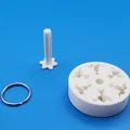 Fidget móc khóa vòng bi bánh răng (không kèm vòng keychain) - Thumbnail 3