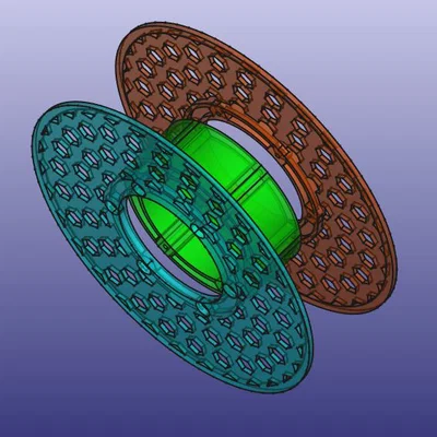 Carrete hẹp tháo rời cho mẫu filament
