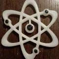 Mặt dây chuyền hình nguyên tử (Atom Pendant) - Mẫu in 3D đẹp mắt - Thumbnail 1
