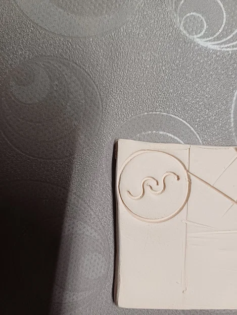 Clay Stamp (Stamp đất sét trống để thêm thiết kế) - Image 3