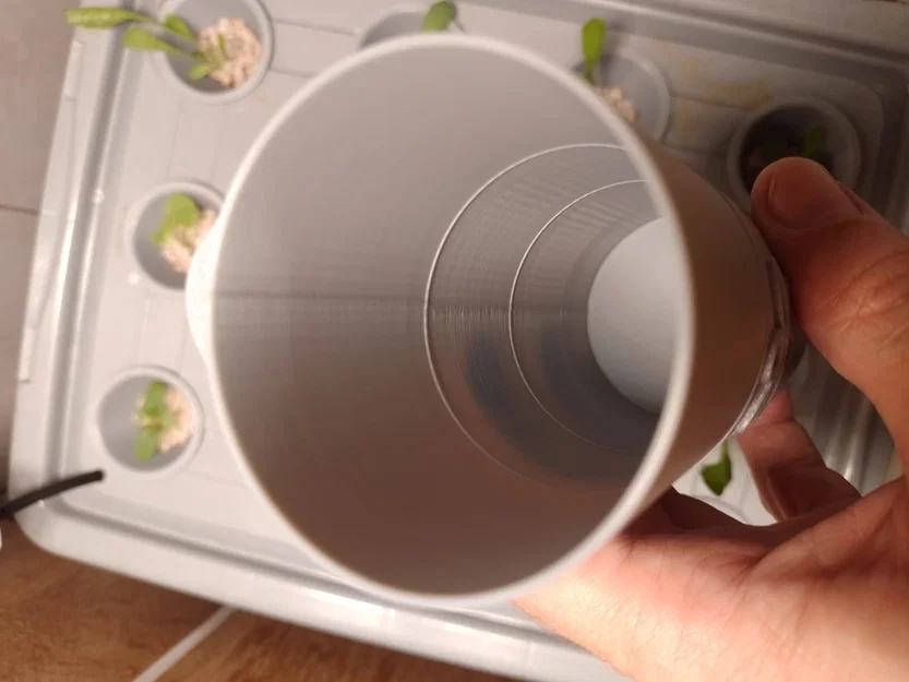 Chậu trồng cây thủy canh Small Kratky thông minh in 3D - Image 3